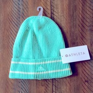 Athleta Winter Hat Daily Knit Beanie Cuff New NWT